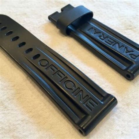 panerai rubber strap made in austria|Panerai aftermarket straps.